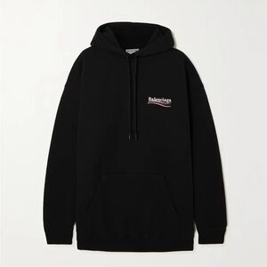 Balenciaga Black Sweatshirt Hoodie Classic Design